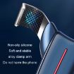 Triangular Gravity Sensor Car Phone Holder - Black Hook Clip - 5