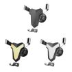 Gravity Navigation Car Air Vent Phone Holder - Triangular Design (Gray) - 2