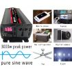 24V to 220V 1300W Car Sine Wave Inverter Power Converter 8000W Peak - 4