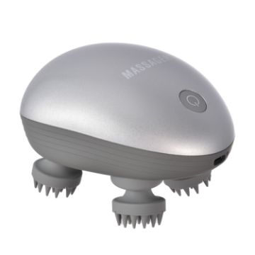 Silver Mini Electric Head Massager - Relaxation & Stress Relief - 1