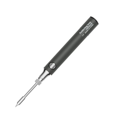 Cordless 8W USB 5V Soldering Iron Pen - Low Voltage, Gray - 1