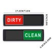 Double-Sided Dishwasher Magnet Clean Dirty Sign (Turkish) 70 Characters - 3