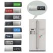 Double-Sided Dishwasher Magnet Clean Dirty Sign - Silver Love - 2