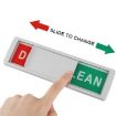 Double-Sided Dishwasher Magnet Clean Dirty Sign - Silver Love - 4