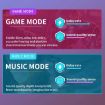 N35 TWS Colorful Light In-Ear Low Latency Wireless Bluetooth Earphones - 9