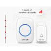 CACAZI A06-DC Wireless Waterproof Doorbell, 1 to 2 Battery, Black - 7