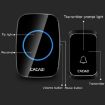 CACAZI A06-DC Wireless Waterproof Doorbell, 1 to 2 Battery, Black - 8
