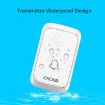 CACAZI A06-DC Wireless Waterproof Doorbell, 1 to 2 Battery, Black - 9