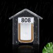 Waterproof Wireless Doorbell Cover - Transparent Outdoor Rain Case E30 - 2