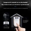 Waterproof Wireless Doorbell Cover - Transparent Outdoor Rain Case E30 - 7