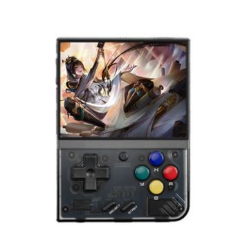Miyoo Mini Plus 3.5" IPS Retro Handheld Console - Transparent Black - 1
