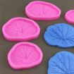 Lotus Leaf Silicone Epoxy Fondant Mold Set - 3pcs, Small Size - 3
