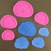 Lotus Leaf Silicone Epoxy Fondant Mold Set - 3pcs, Small Size - 4