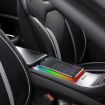 2 In 1 15W Wireless Car Charger with Non-slip Mat & Colorful Light - 6