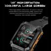 C20 Pro 1.83" IP68 Waterproof Bluetooth Call Smart Sports Watch Black - 7