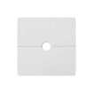 Square Hole Wall Plug Cover, 1.2cm White Decoration Hole Plug - 1