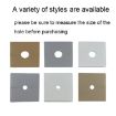 Square Hole Wall Plug Cover, 1.2cm White Decoration Hole Plug - 3
