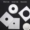 2.2mm Silver Round Hole Decoration Plug Cover - 5