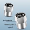 KIA KN Car Tire Valve Core Caps - 3 Sets/12pcs Decorative Metal (Green) - 6