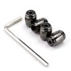 Titanium Black Automobile Valve Core Cap Tire Anti-deflation Decor - 1