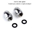 Titanium Black Automobile Valve Core Cap Tire Anti-deflation Decor - 4