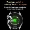 Silver Sports Health Monitoring Smart Watch with NFC - Waterproof Steel - 9