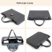 Rose Pink 13.3/14" Elastic Button Waterproof PU Laptop Handbag - 3
