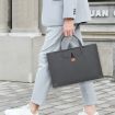 Rose Pink 13.3/14" Elastic Button Waterproof PU Laptop Handbag - 9