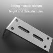 Small Silver Thickened Right Angle Hanging Cabinet Partition - 6