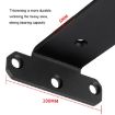 5mm Thick Triangular Bracket Bookshelf Partition, 200mm Black Style - 2