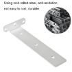100mm Stainless Steel Triangular Bracket 5.5mm Thick Bookshelf Plate - 3