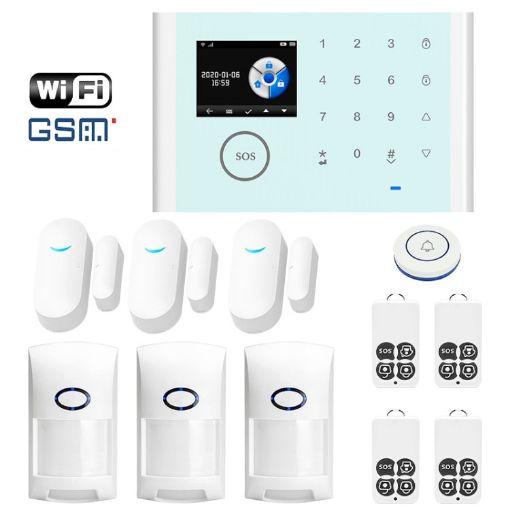 CS118 WIFI+GSM Tuya Smart Voice Alarm, Alexa/Google, Package 3 - 1