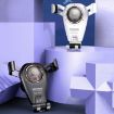 S-06 White Car Air Outlet Gravity Holder Rotating Phone Bracket - 2