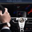 S-06 White Car Air Outlet Gravity Holder Rotating Phone Bracket - 6