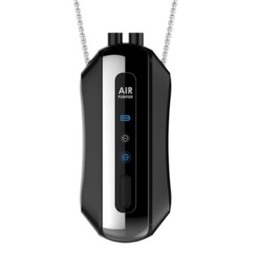 Black Chain Style Portable Negative Ion Air Purifier - Home Neck Purifier - 1