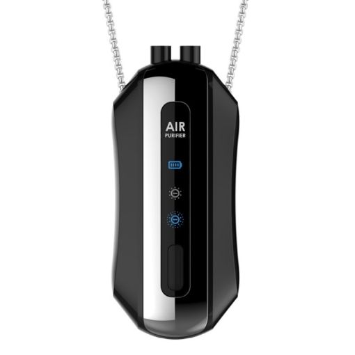 Black Chain Style Portable Negative Ion Air Purifier - Home Neck Purifier - 1