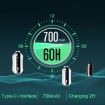 Black Portable Negative Ion Air Purifier - Rope Style Hanging Neck Purifier - 6