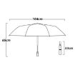 Pink 60 Bone Dual-use Automatic Umbrella - Wind-resistant UV Sunshade - 2