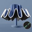 20 Bone Reverse Double Automatic Folding Umbrella Sunshade (Blue) - 1