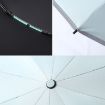 20 Bone Reverse Double Automatic Folding Umbrella, Sunshade - Green - 3