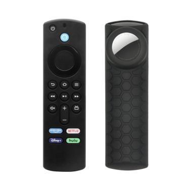 Remote Control Case for Amazon Fire TV Stick 2021 Alexa 3rd Gen, 2pcs, Black - 1