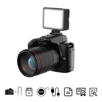 Dual-Camera Night Vision 64MP HD WIFI Digital Camera + Fill Light - 1