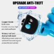 WEST BIKING 1.2m Bicycle Lock - PVC Steel Cable, Anti-theft, Waterproof - 6
