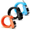 WEST BIKING 1.2m Orange Bicycle Lock - PVC Steel Cable Anti-theft Waterproof - 2