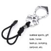 Gold Rose Thorn Self-defense Keychain with Single Finger Buckle - 5