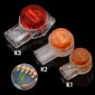 100pcs K1 Network Cable Telephone Line Connector Waterproof Terminals - 2