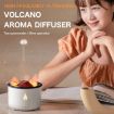 Volcanic Essential Oil Diffuser Ultrasonic Humidifier, Monochrome US Plug - 8