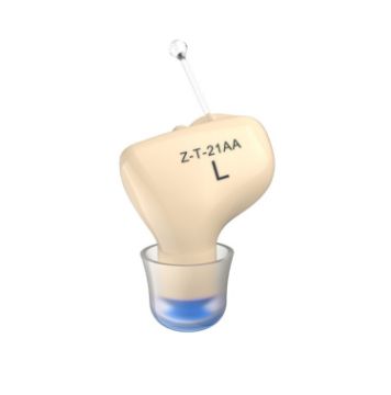 Invisible In-Ear Hearing Aid Sound Amplifier for Elderly, Left Ear, Skin Color - 1