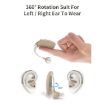 Silver USB Charging Earhook Hearing Aid Sound Amplifier Noise Reduction - 8