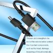 Razer/Naga Viper Pro/V2 Wireless Mouse Charging Cable - Black - 6